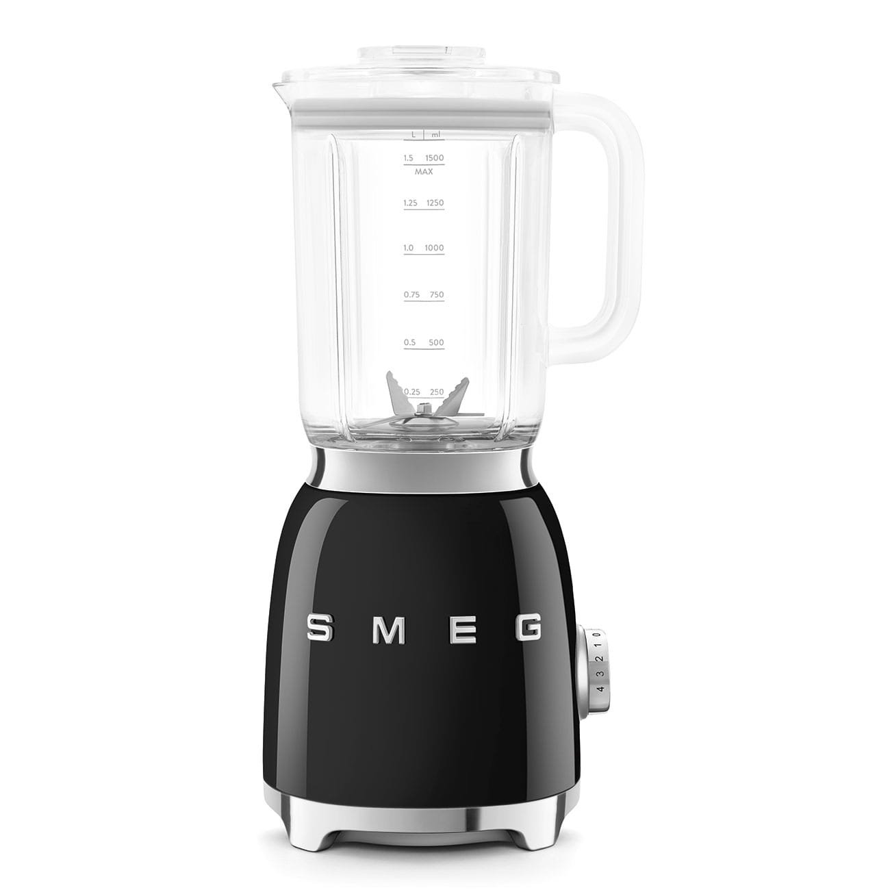 50-talsstil Kannmixer Svart
