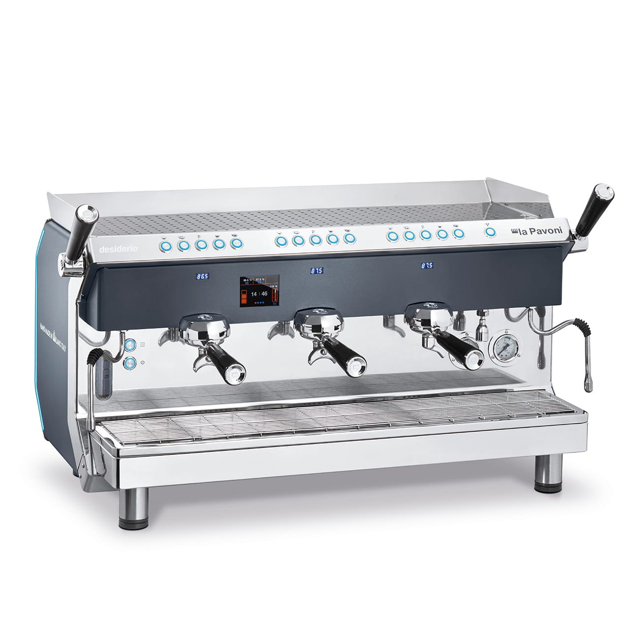 Desiderio 3-grupps automatisk kaffemaskin Graphite