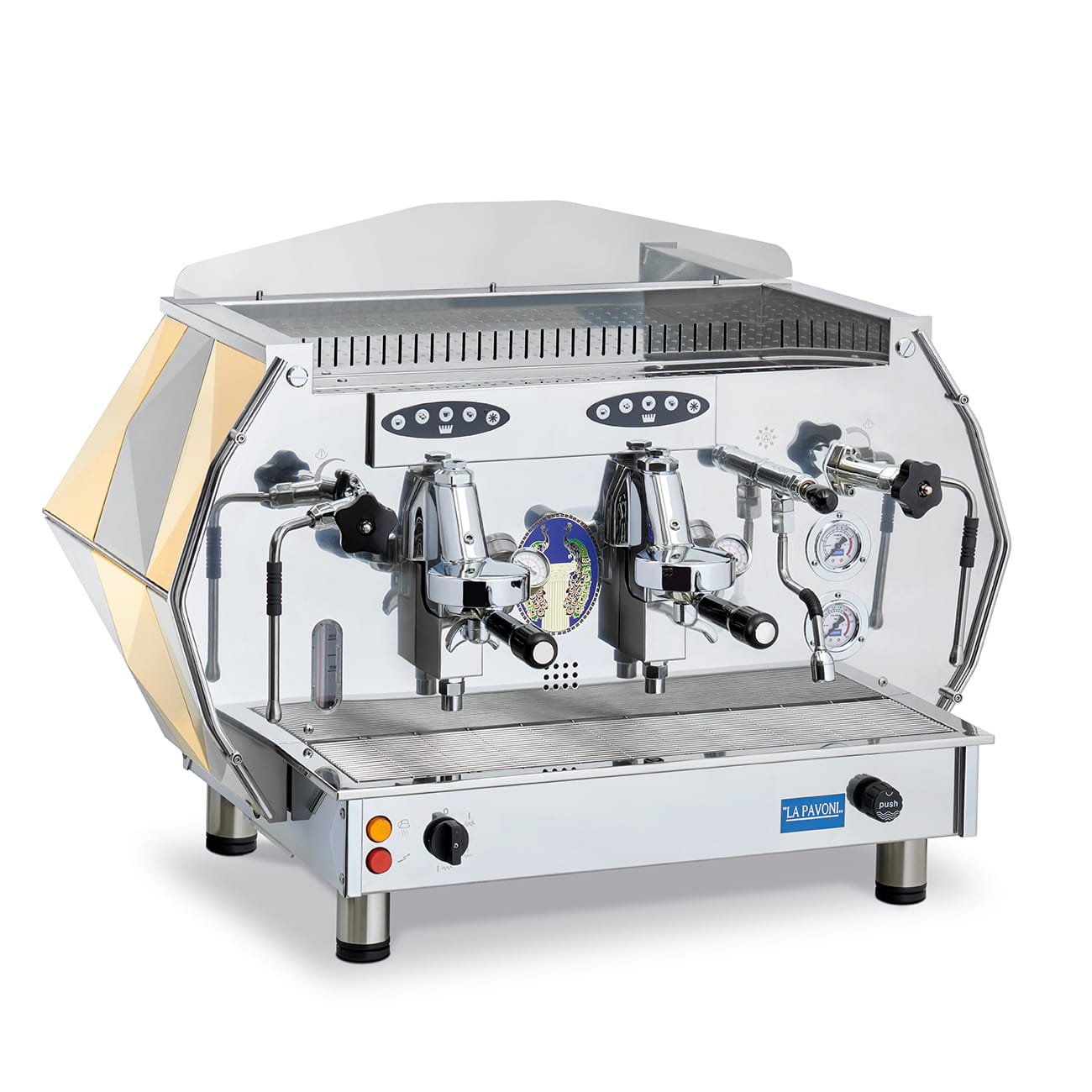 Automatisk kaffemaskin Diamante 2-grupp Guld