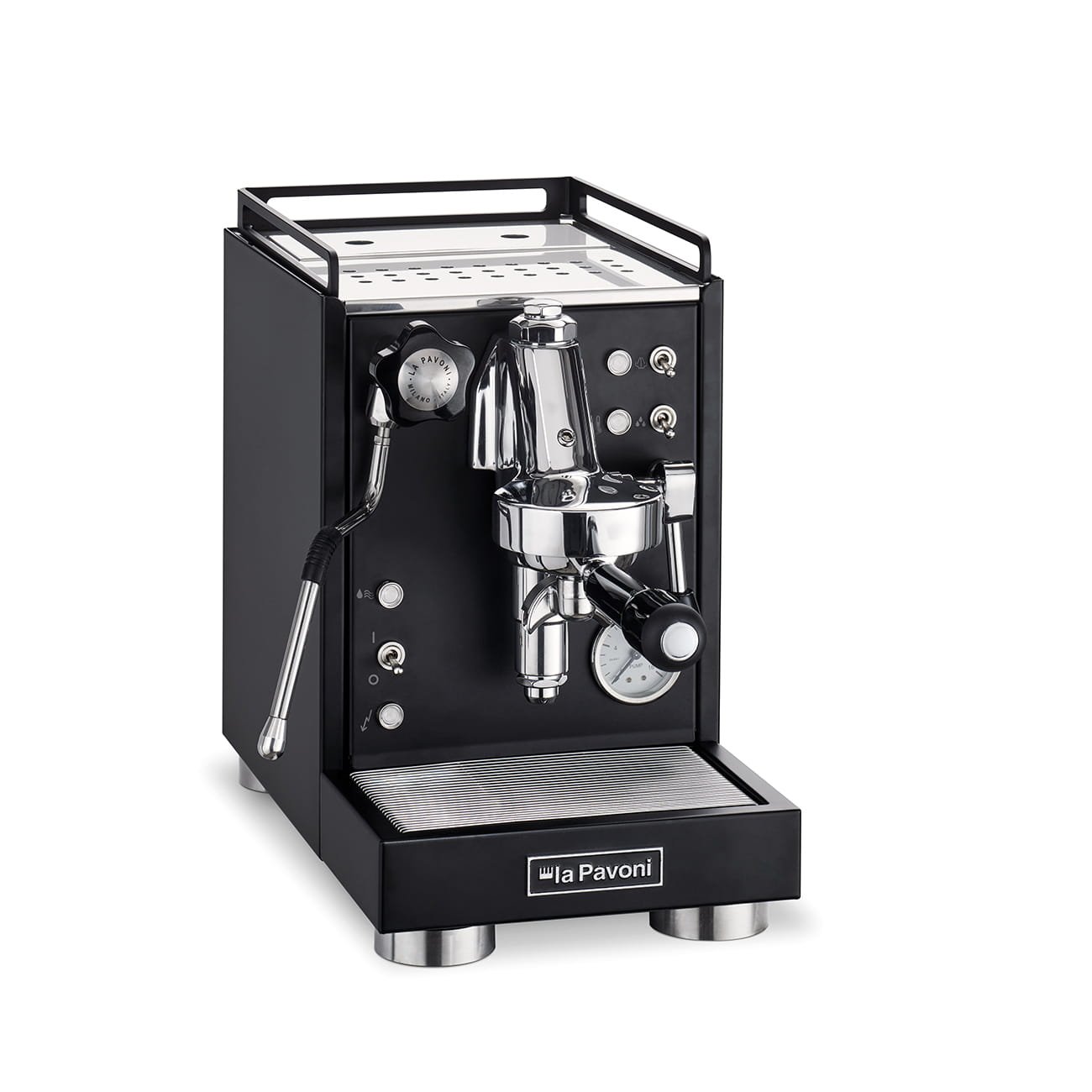 Mini Cellini Semi-Professionell kaffemaskin mattsvart