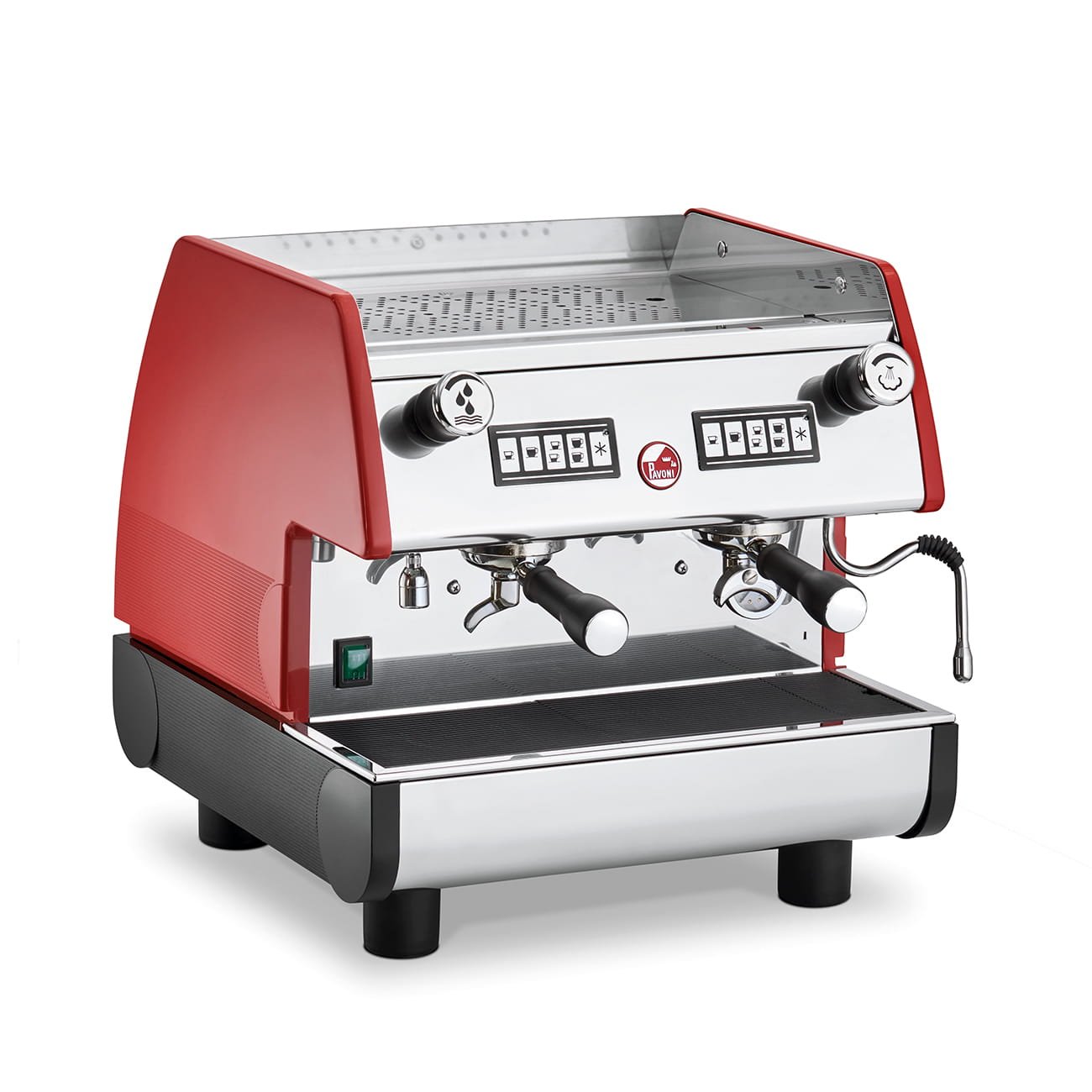 Automatisk kaffemaskin Pub 2-grupp Röd