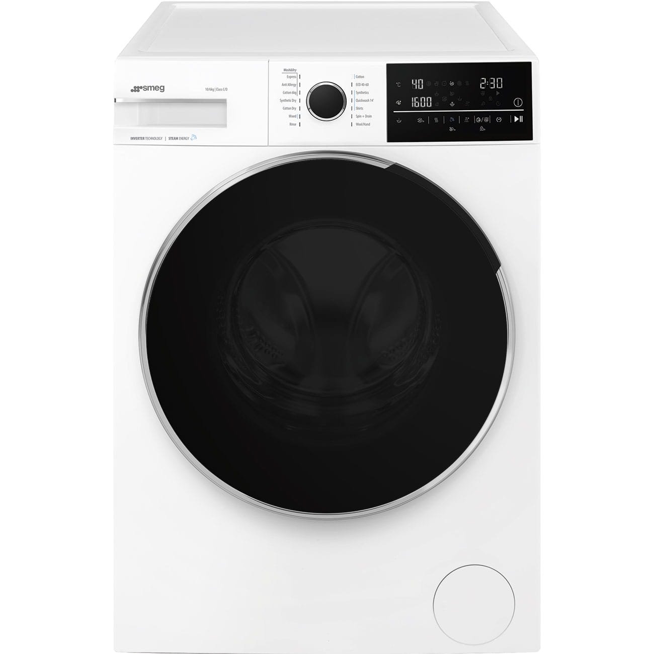 Tvättmaskin-torktumlare 60 Universal WDN064SLDIN 10/6 kg 15 program Vit