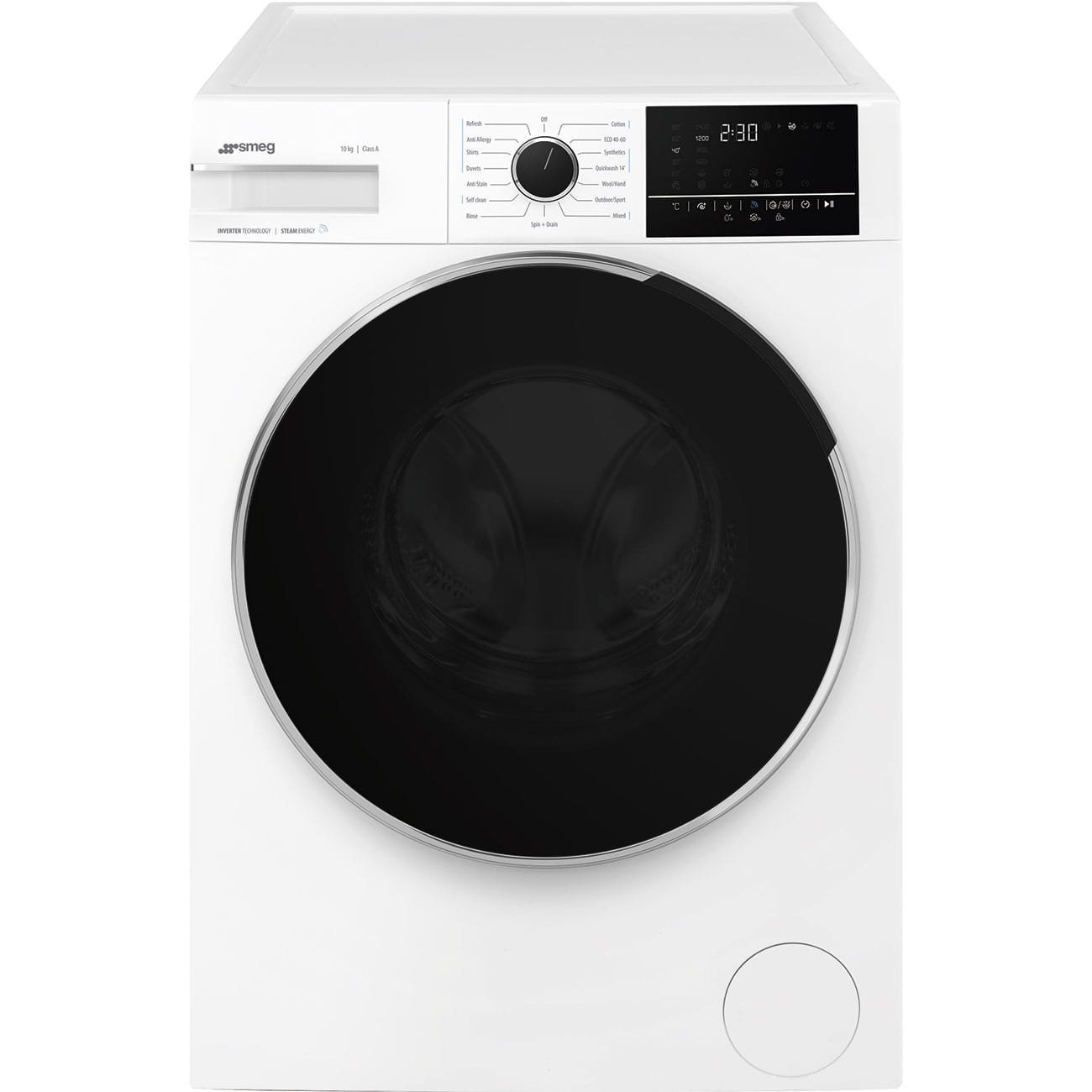 Fristående tvättmaskin 60 Universal WNP04SEAIN last upp till 10 kg 15 program Vit