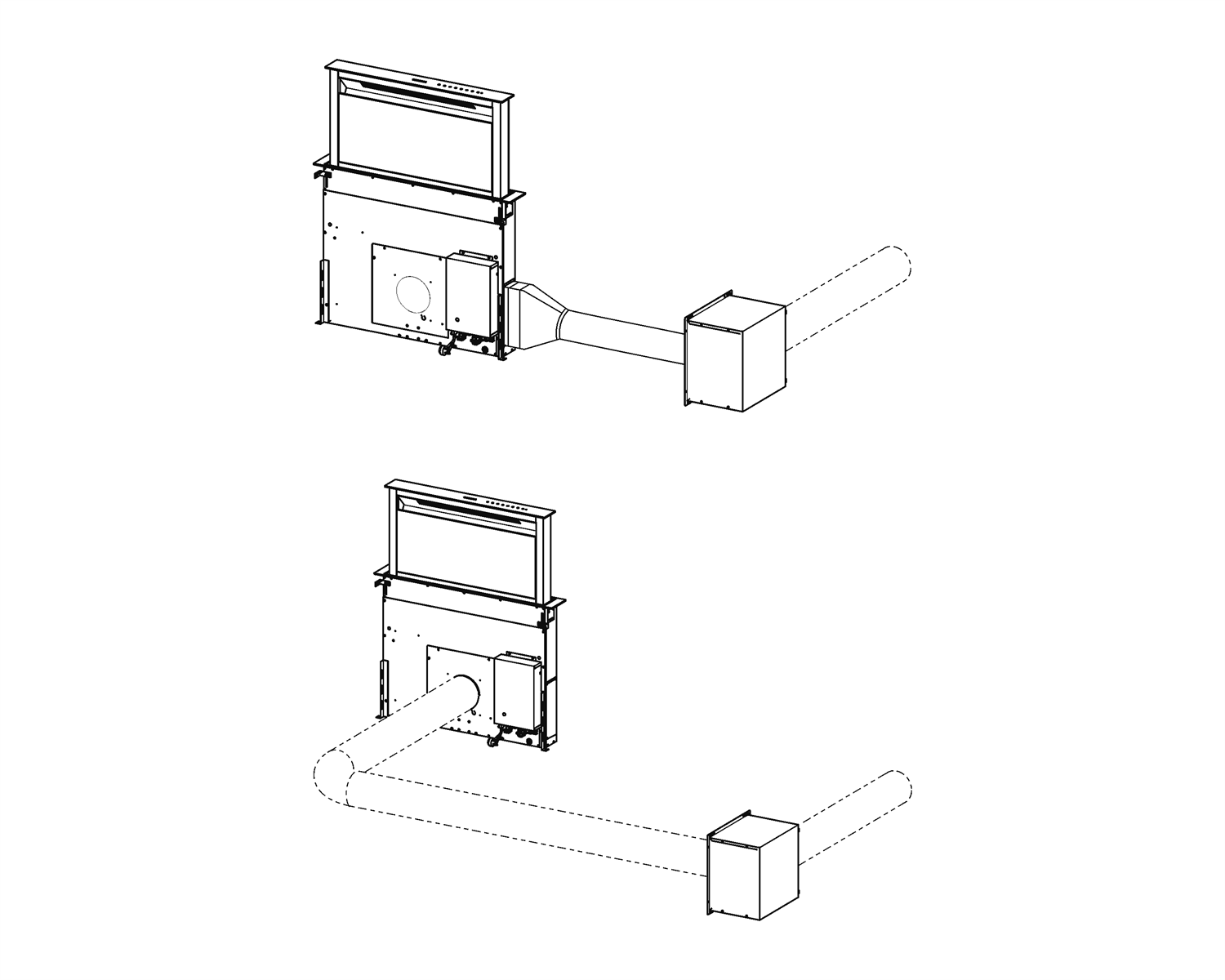 KDD Universal Hood Motor Relocation Kit