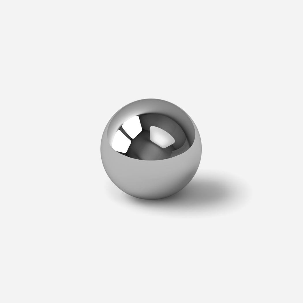 Odete S möbelknopp Mässing Silver Krom