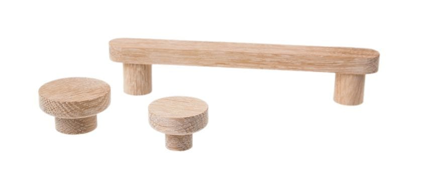 Möbelknopp Basic 30 Trä Ek Hårdolja Blekning Halvmatt (Hög)