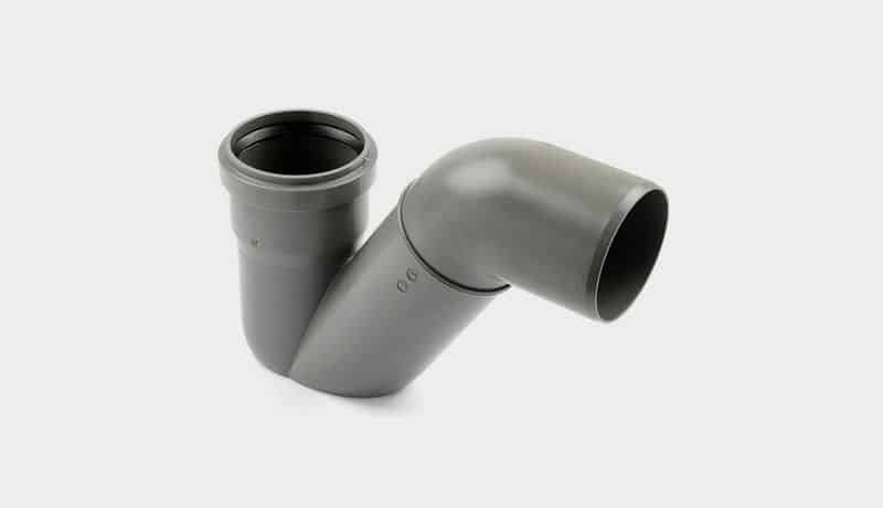 Plastsifon 75 mm typ P horisontell