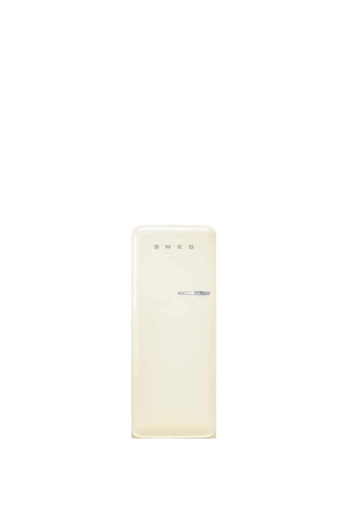 50-talsstil FAB28LCR6 kylskåp 153 cm MultiFlow-system beige (kromat handtag)