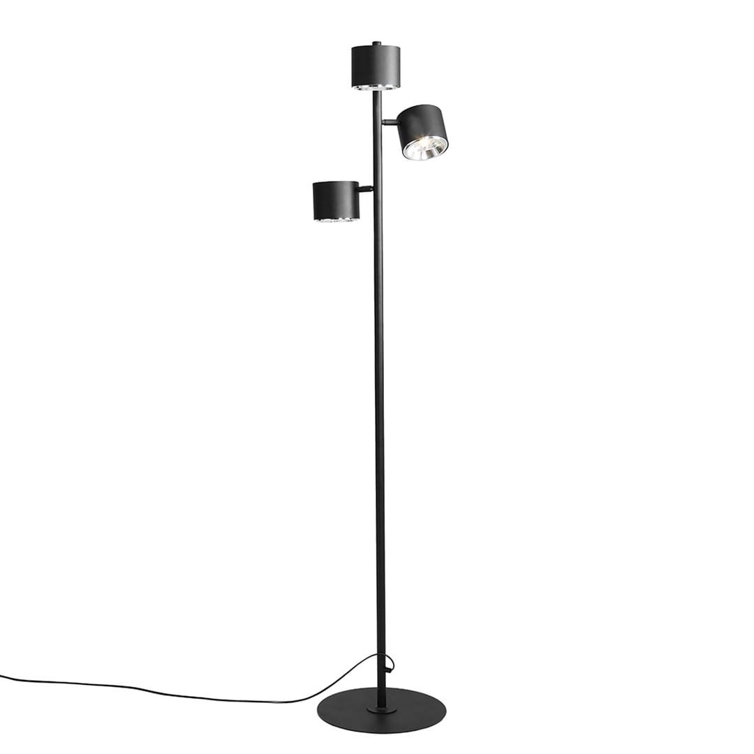Bot Golvlampa Metall Svart