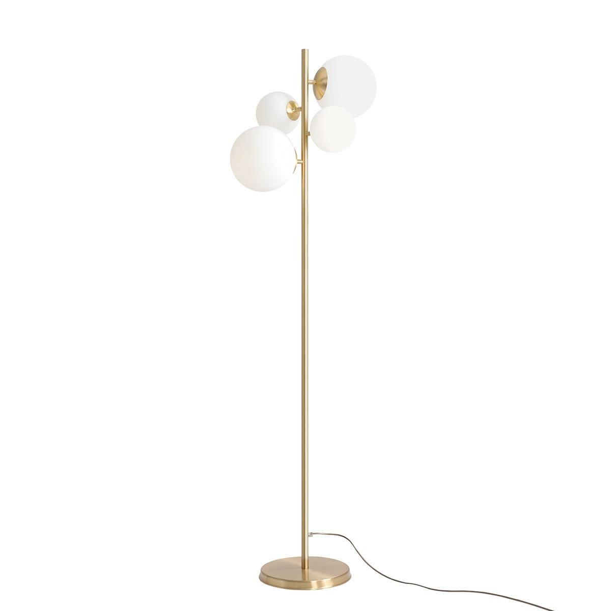 Bloom Golvlampa Borstad Mässing