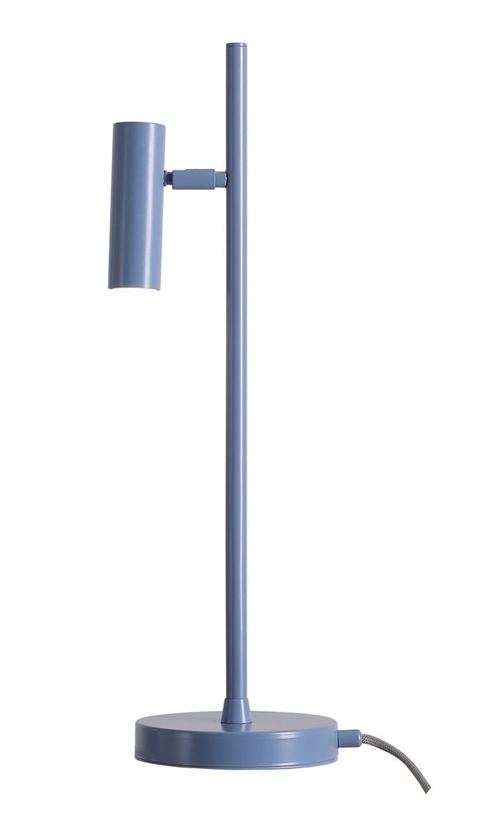 Trevo metall blå skrivbordslampa