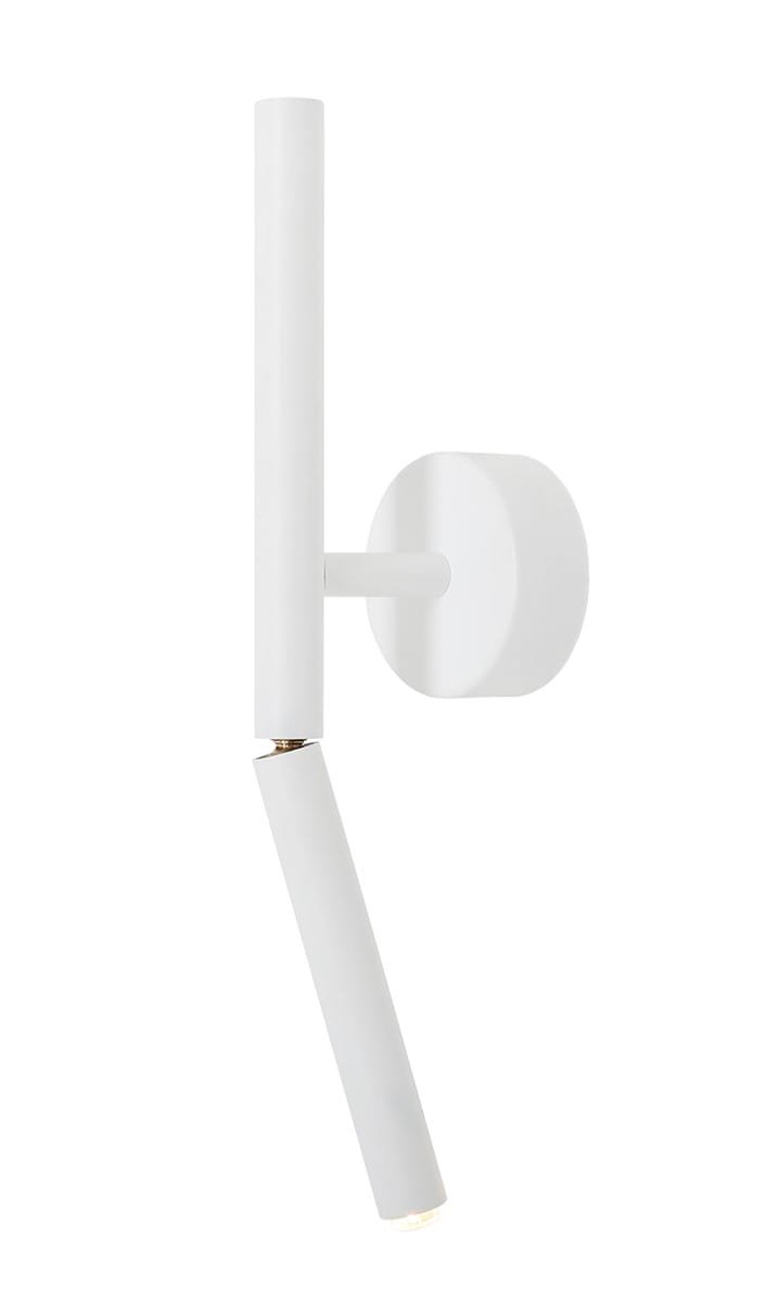 Stickvägglampa Metall Vit
