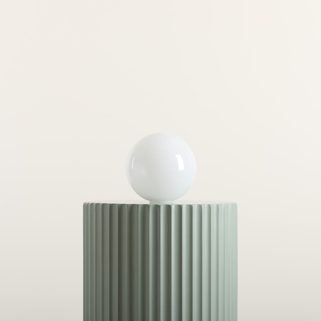 Abajur 14 Branco Brilhante