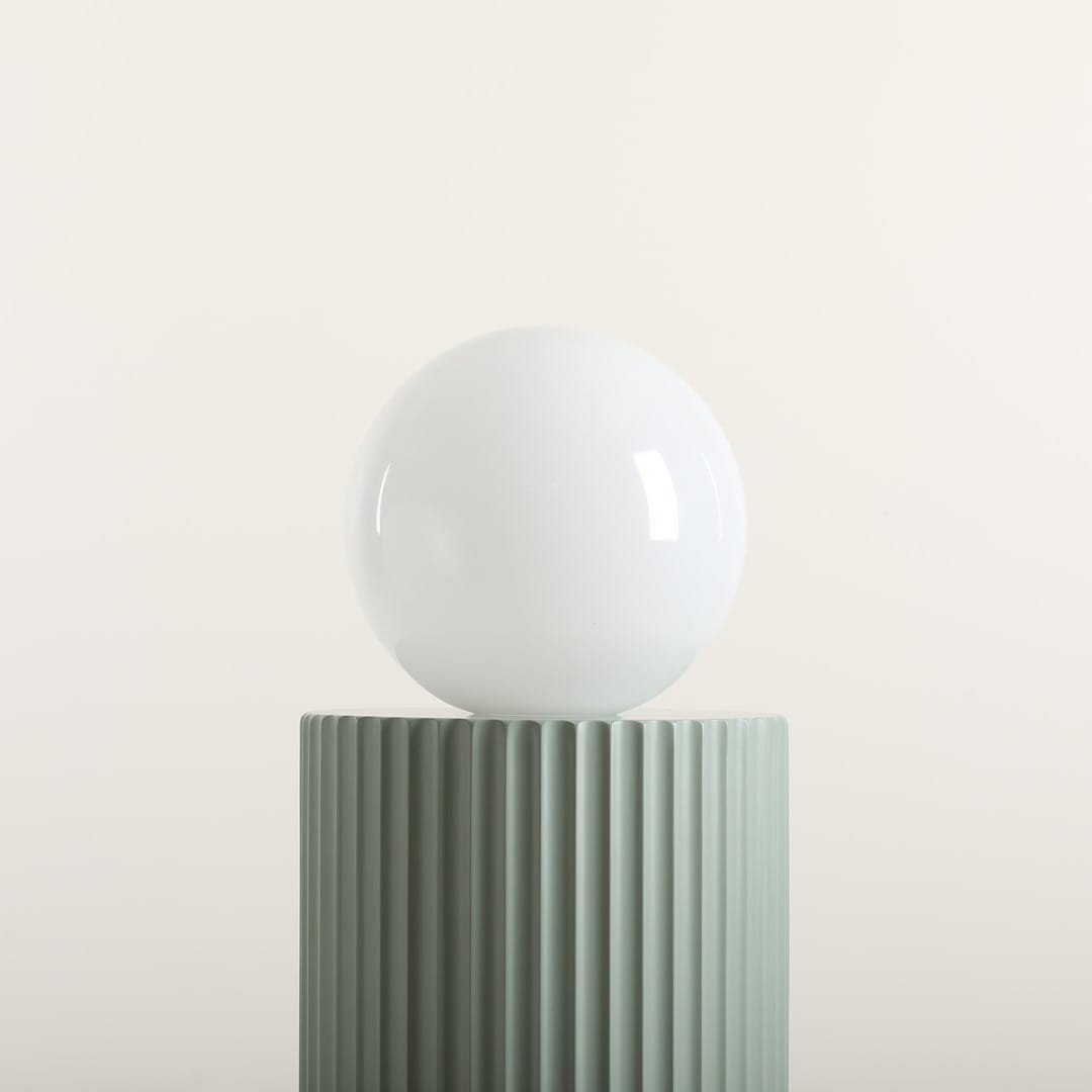 Abajur 25 Branco Brilhante