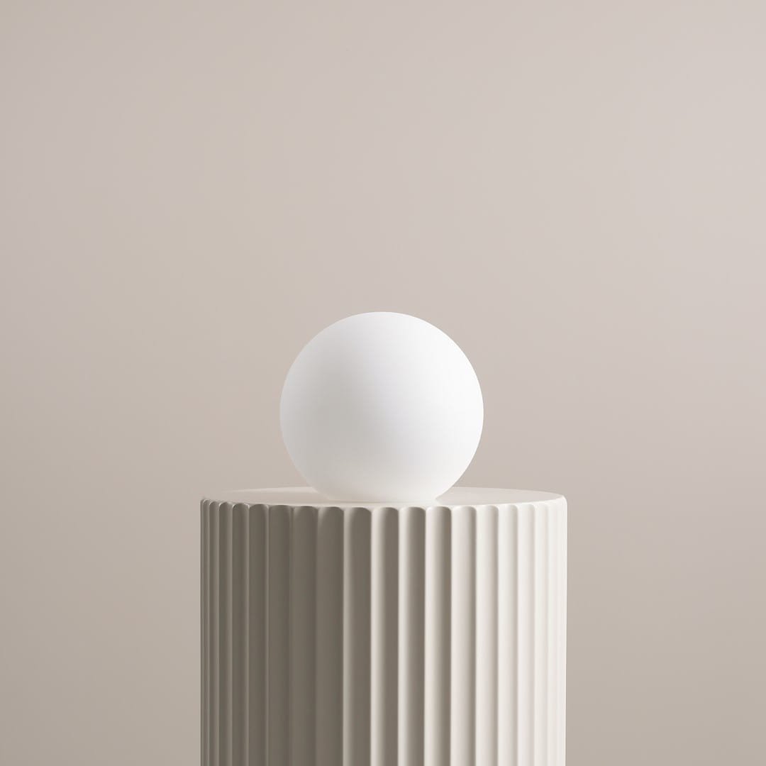 Abajur 20 Branco Fosco