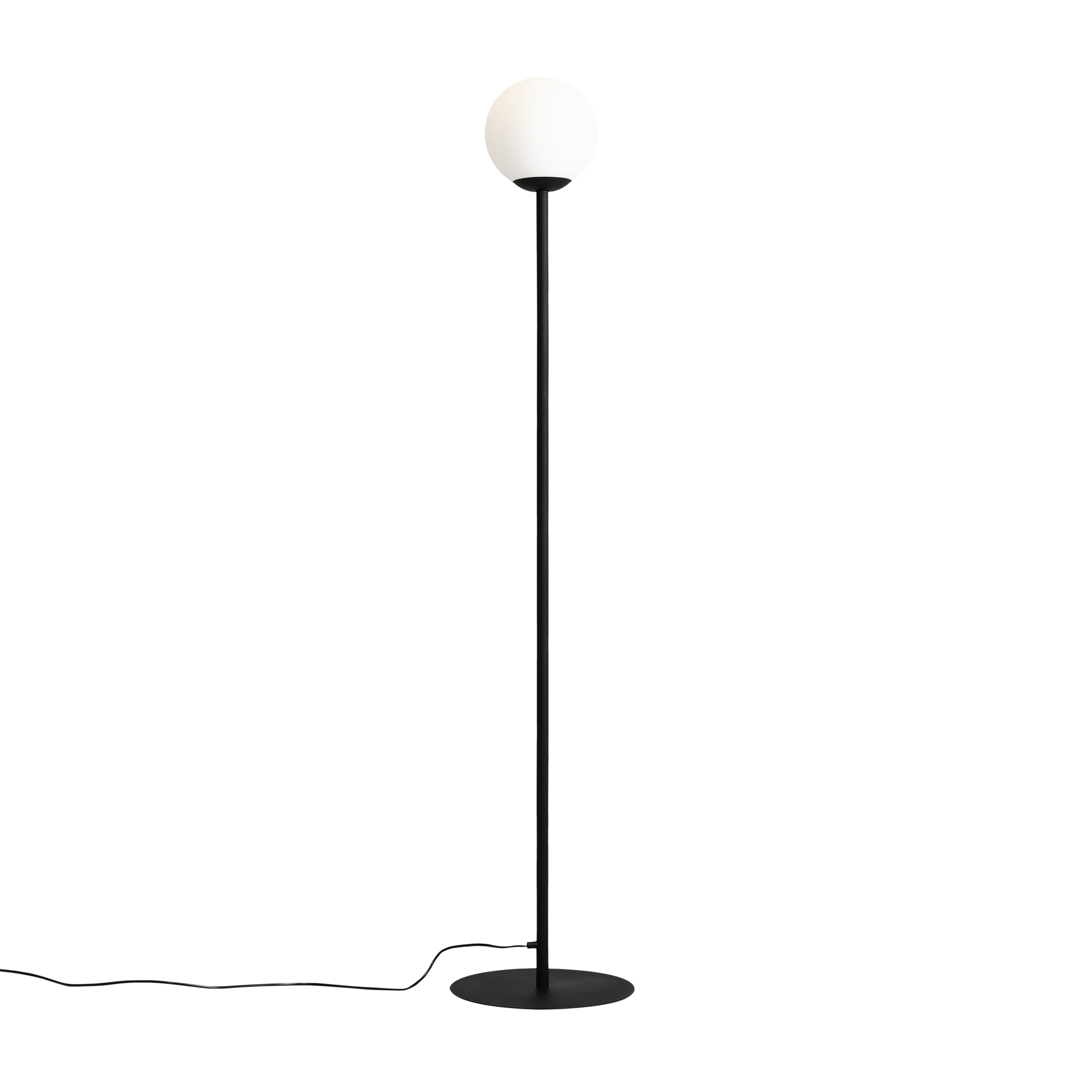Pinne golvlampa metall svart