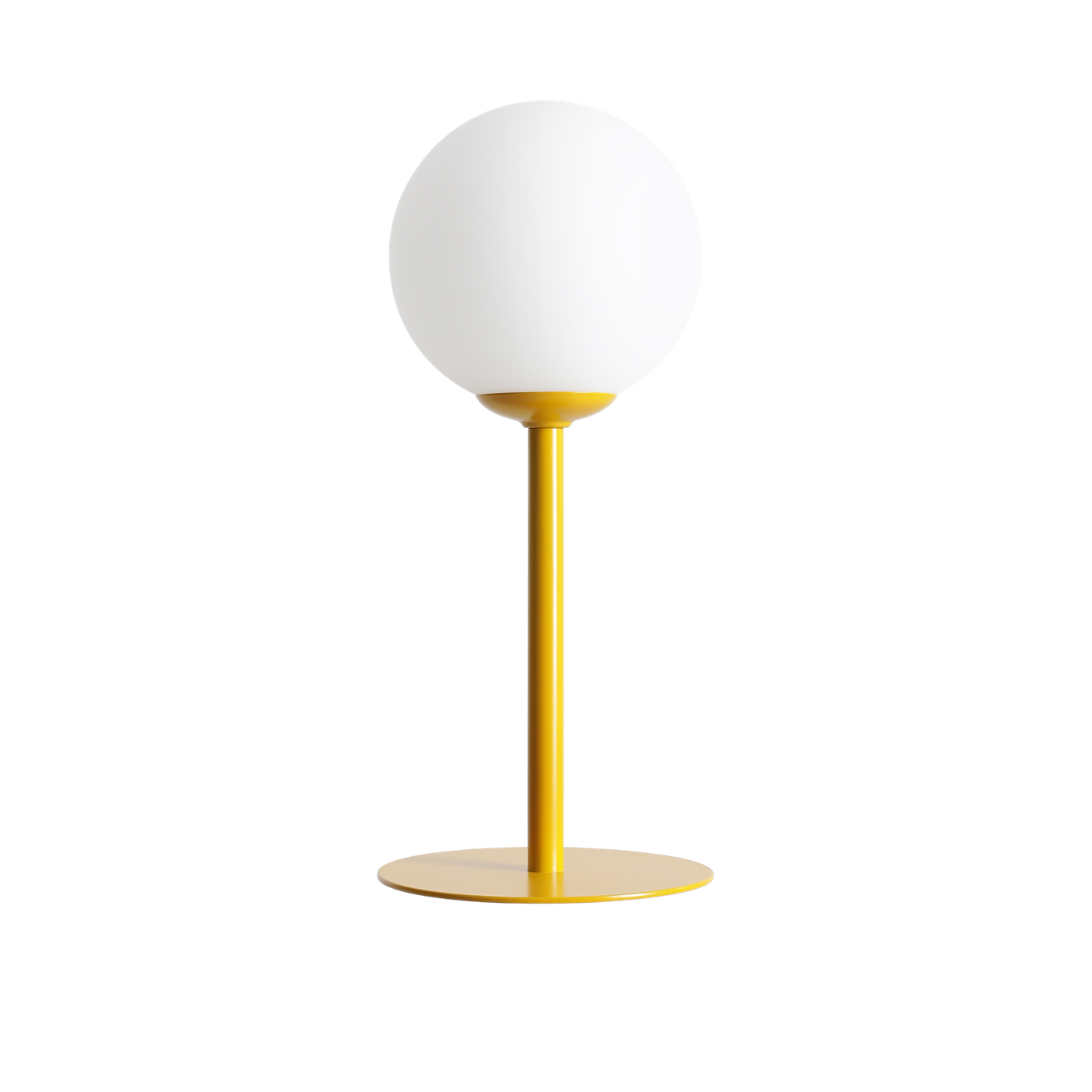 Pinne metall senapsgrå skrivbordslampa