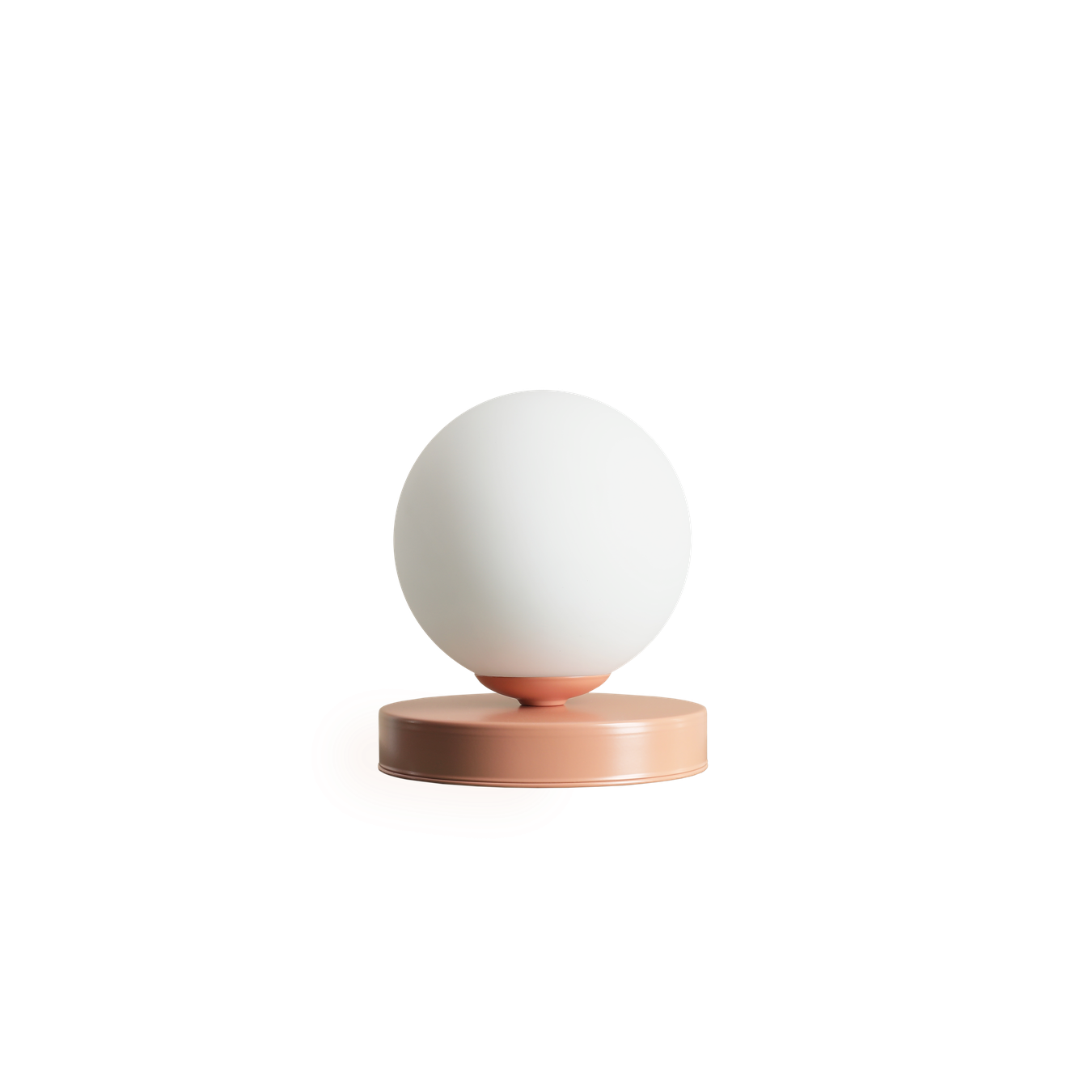 Ball S skrivbordslampa metall korall