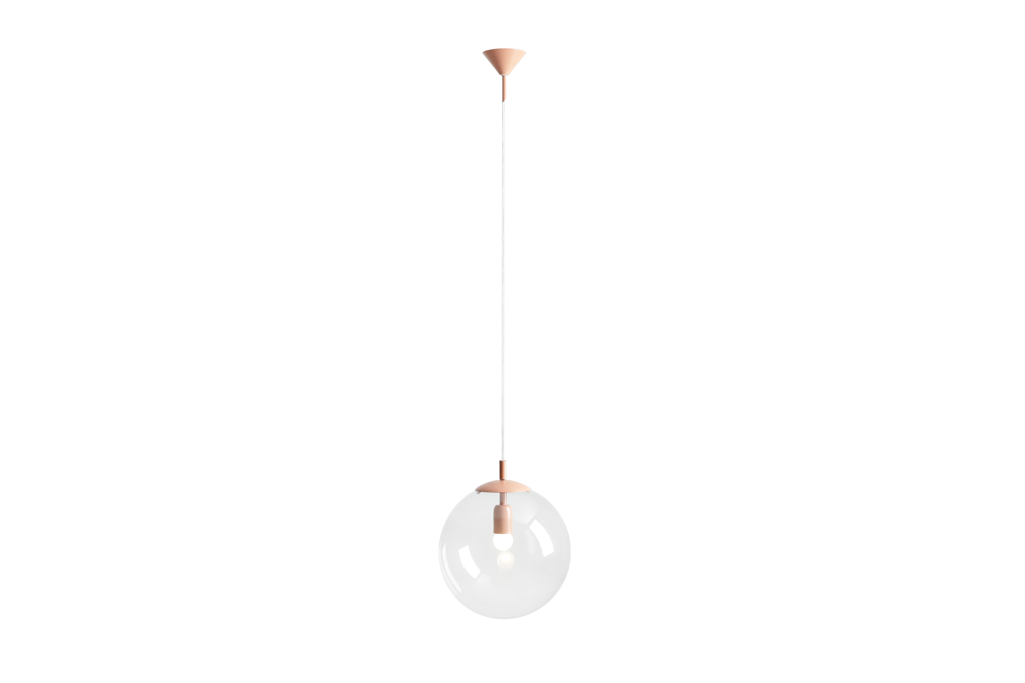 Globe metall korall hängande lampa