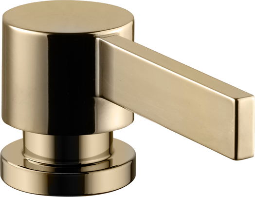 ARM228 Tvålpump i mässing, honungguld