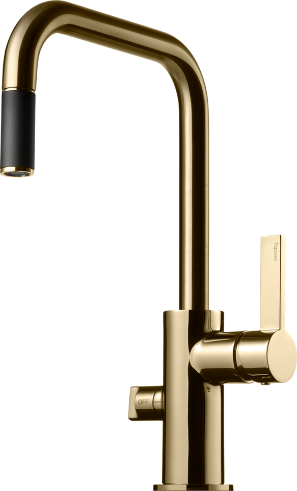 ARM587 Mässing Honungguld Köksblandare