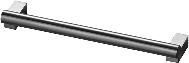 Bar173 160 Mässing Svart Krom Borstad Möbelhandtag