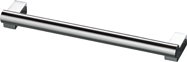 Bar173 160 Mässing Silver Krom Möbelhandtag