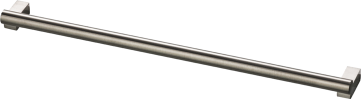 Bar333 320 avlångt möbelhandtag, mässing, borstad nickel
