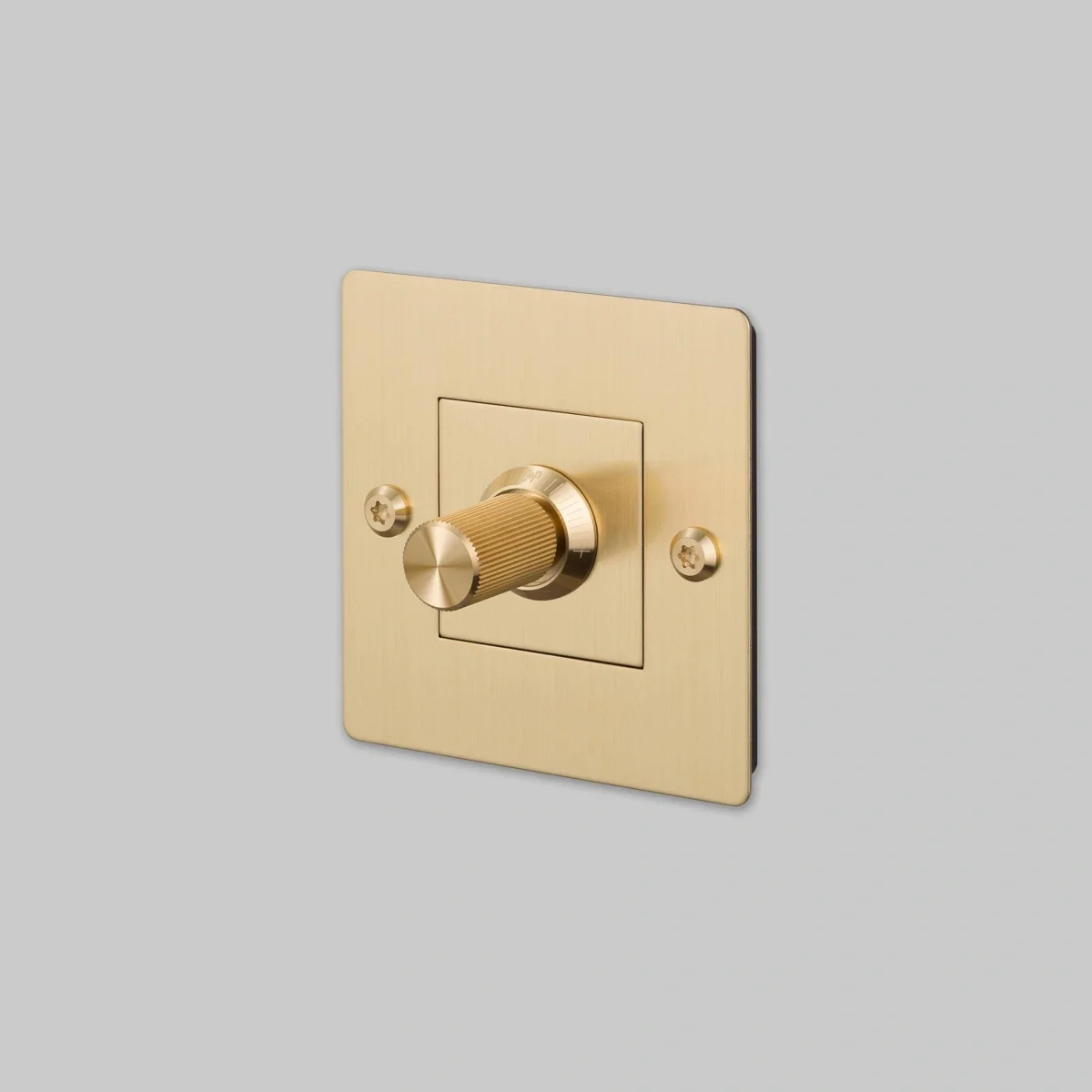 Dimmer med strömbrytare utan logotyp LED Linjär 1G 250W Mässing Europeisk Standard