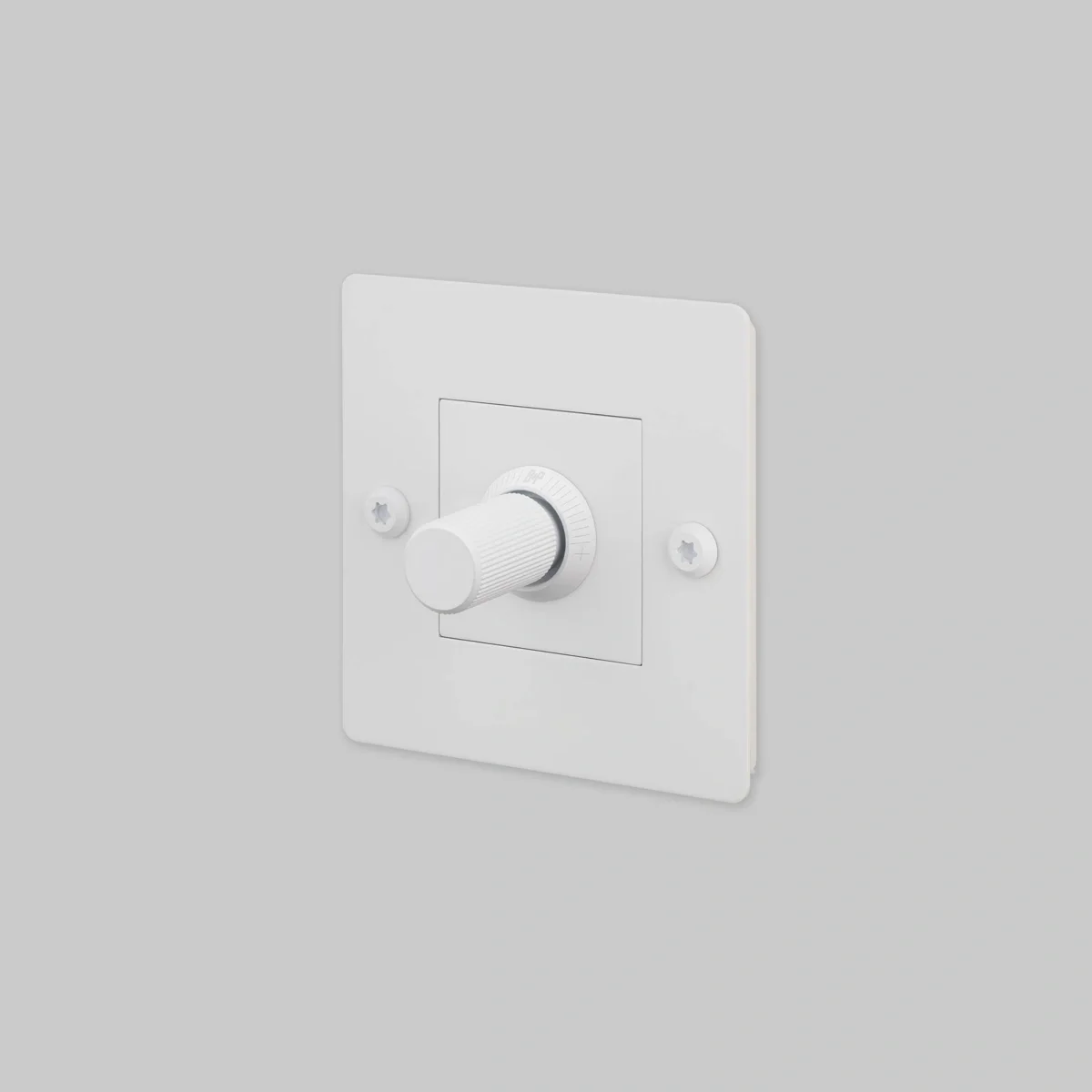 Dimmer med strömbrytare utan logotyp LED Linjär 1G 250W Stål Vit Europeisk Standard