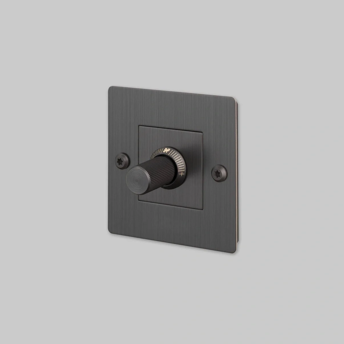 Dimmer med strömbrytare utan logotyp LED Linjär 1G 250W Mässing Bränd brons Europeisk standard