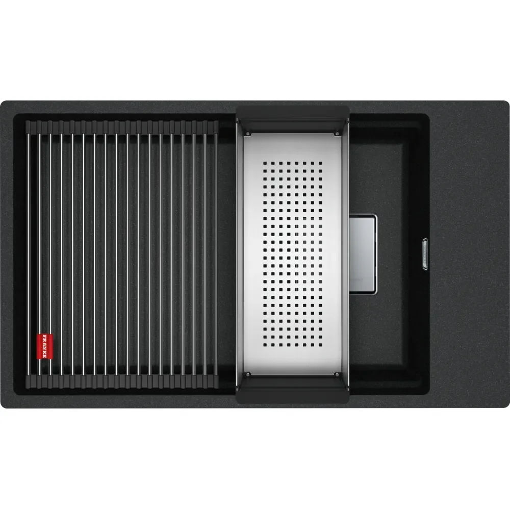 Évier de cuisine noir Fragranite Kanon KNG 110-62