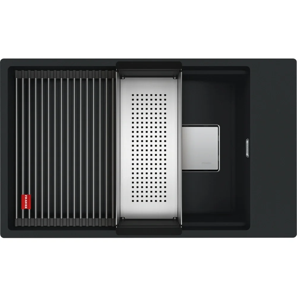 Évier de cuisine Kanon KNG 110-62 Fragranite Noir mat