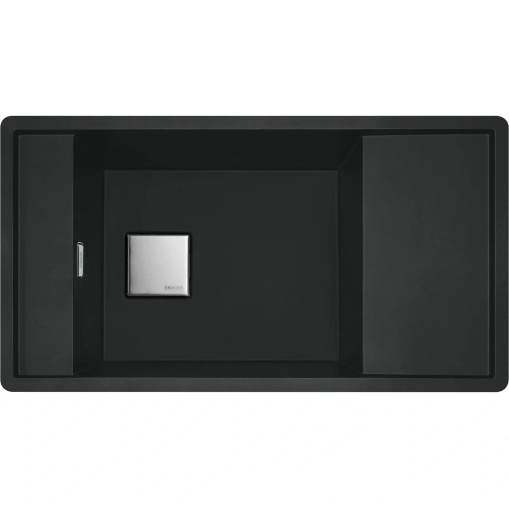 Évier de cuisine Fresno FSG 611-88 Fragranite Noir mat