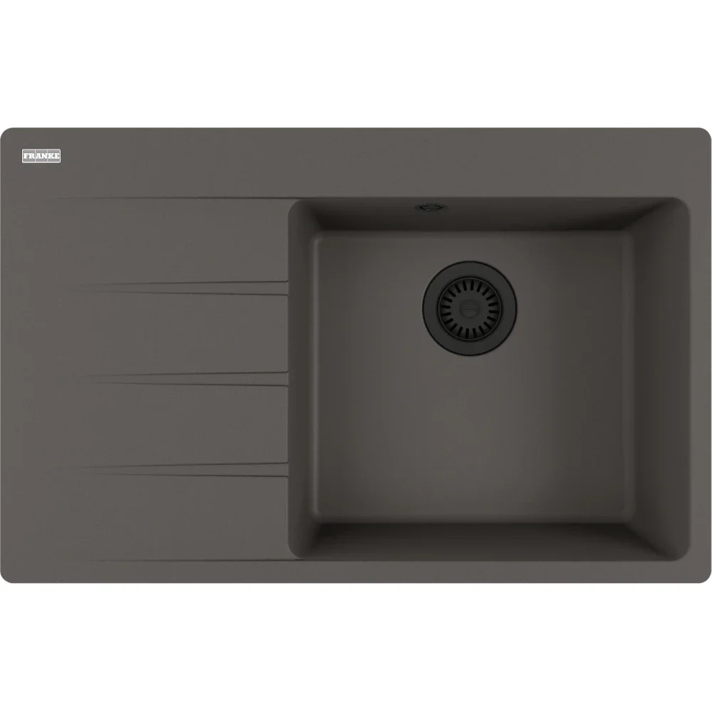 Centro CNG 611-78 diskho, vänsterhängd diskho, Fragranite Slate grå och svart