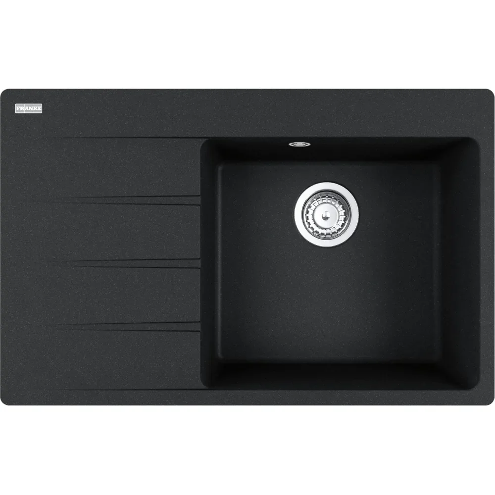 Centro CNG 611-78 diskho, vänsterhängd avrinning, Fragranite Black