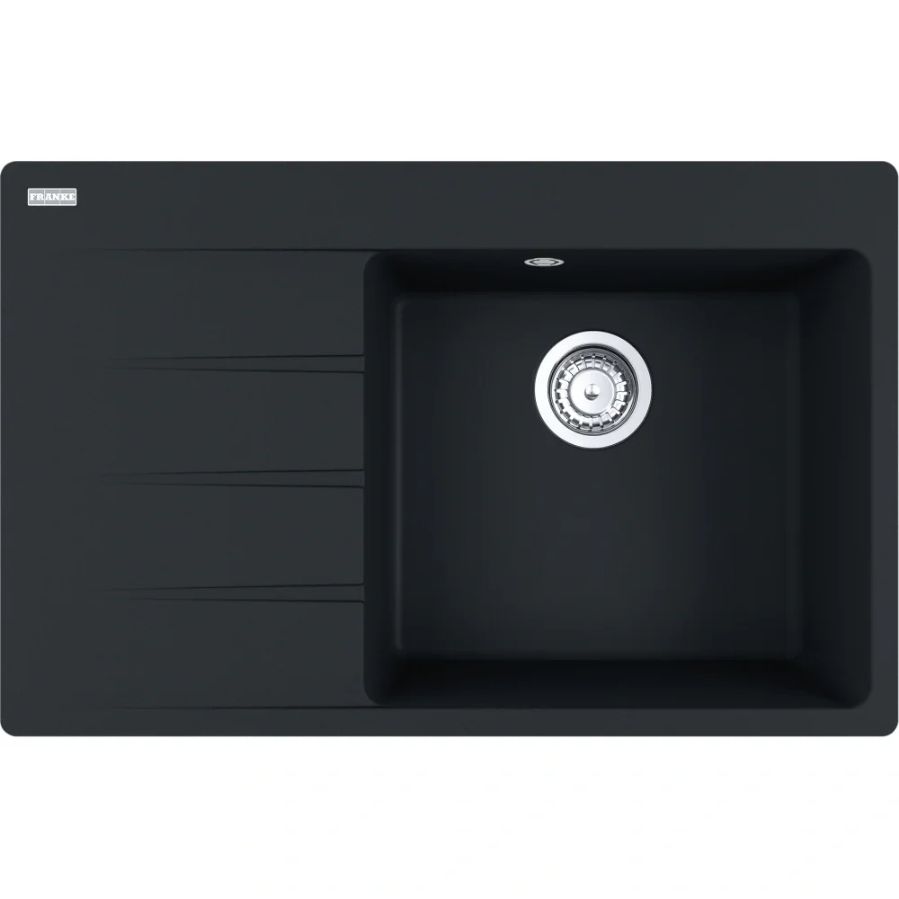 Centro CNG 611-78 diskho, vänsterhängd diskho, Fragranite, Mattsvart