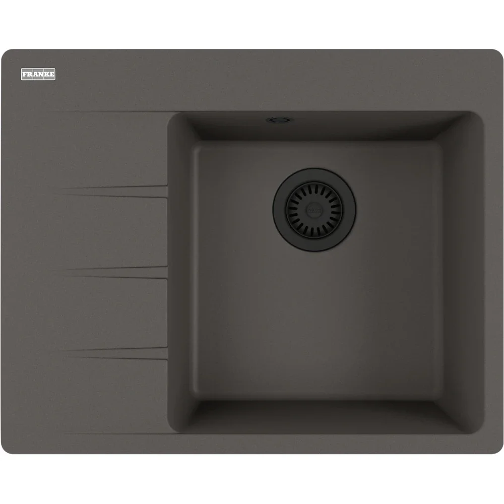 Centro CNG 611-62 diskho, vänsterhängd diskho, Fragranite Slate grå och svart