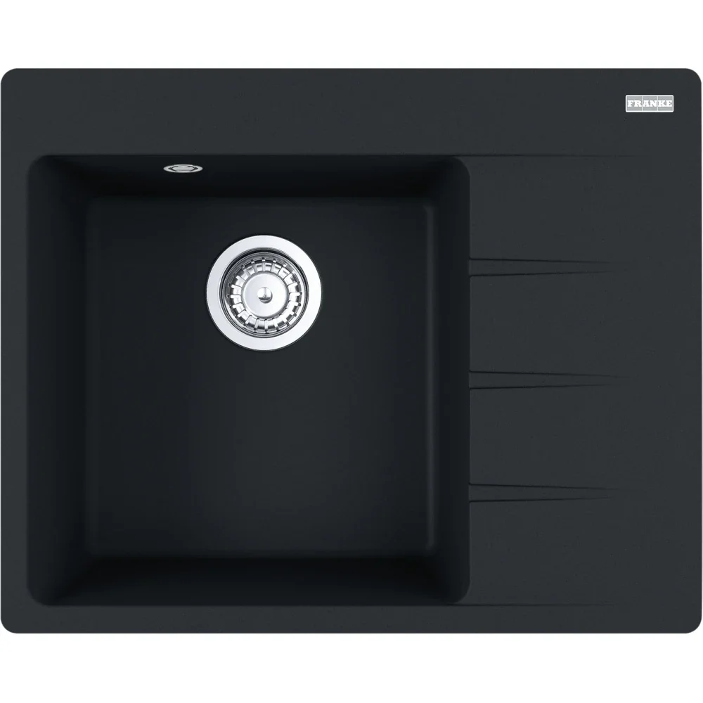 Centro CNG 611-62 diskho, höger avrinning, Fragranite Black Matte