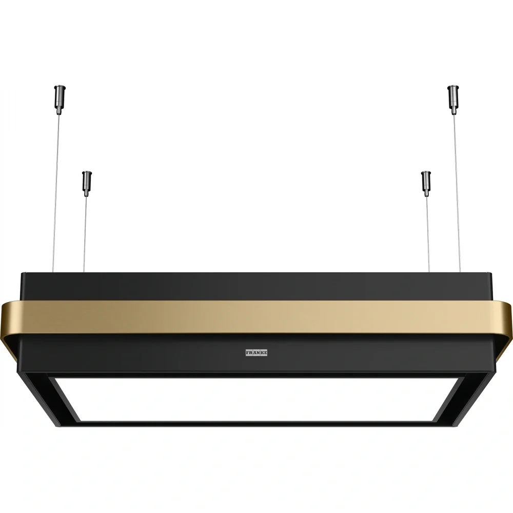 Capot îlot Mythos Masterpiece FMYS F80 Noir mat avec détails dorés