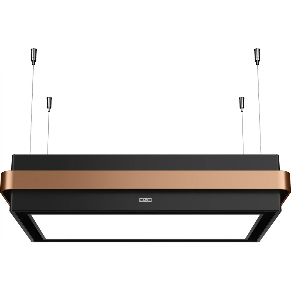 Capot îlot Mythos Masterpiece FMYS F80 Noir mat avec cuivre