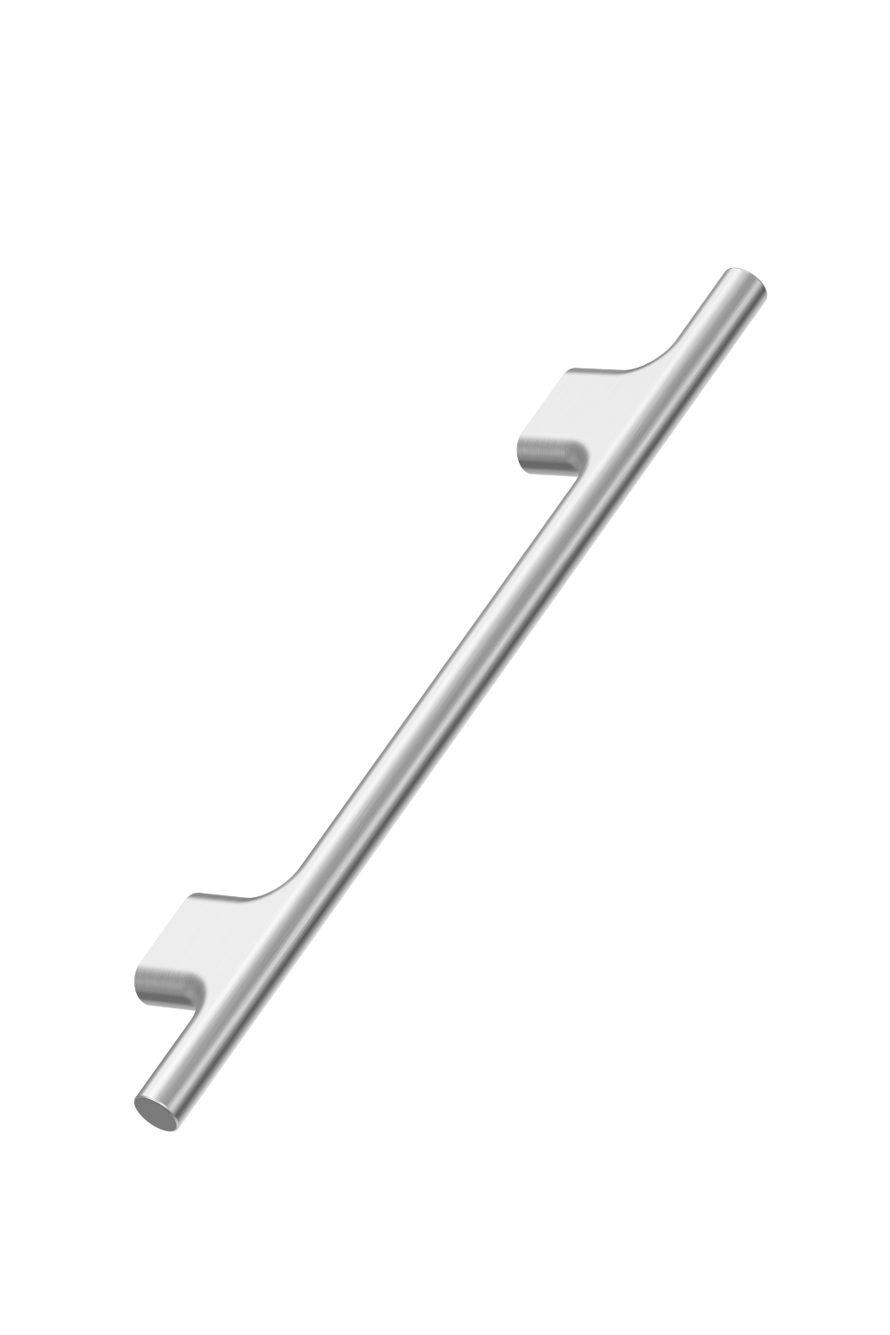 Koupe 128 Aluminium Silver Avlångt Möbelhandtag