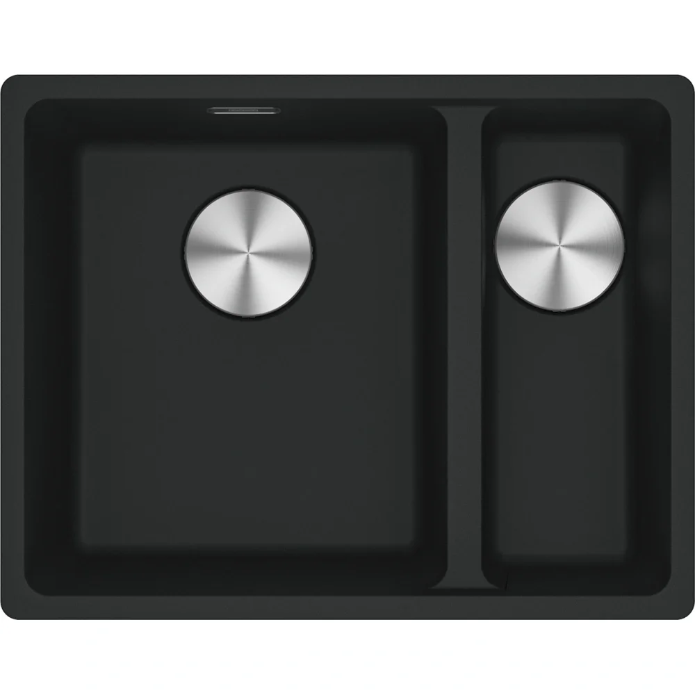 Maris MRG 160-34-15 diskho, liten avrinningsbricka till höger, Fragranite Black Matte
