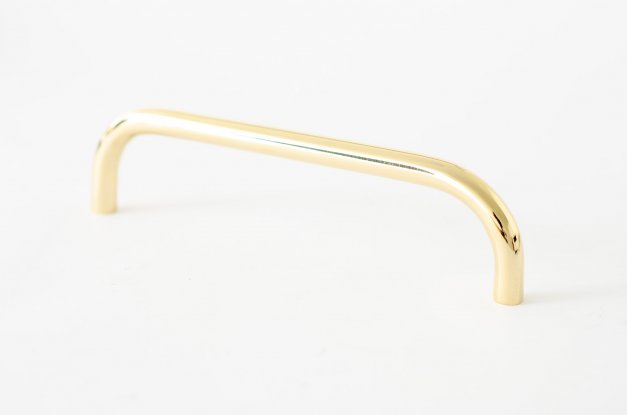 Grip 136 avlångt möbelhandtag, polerad mässing