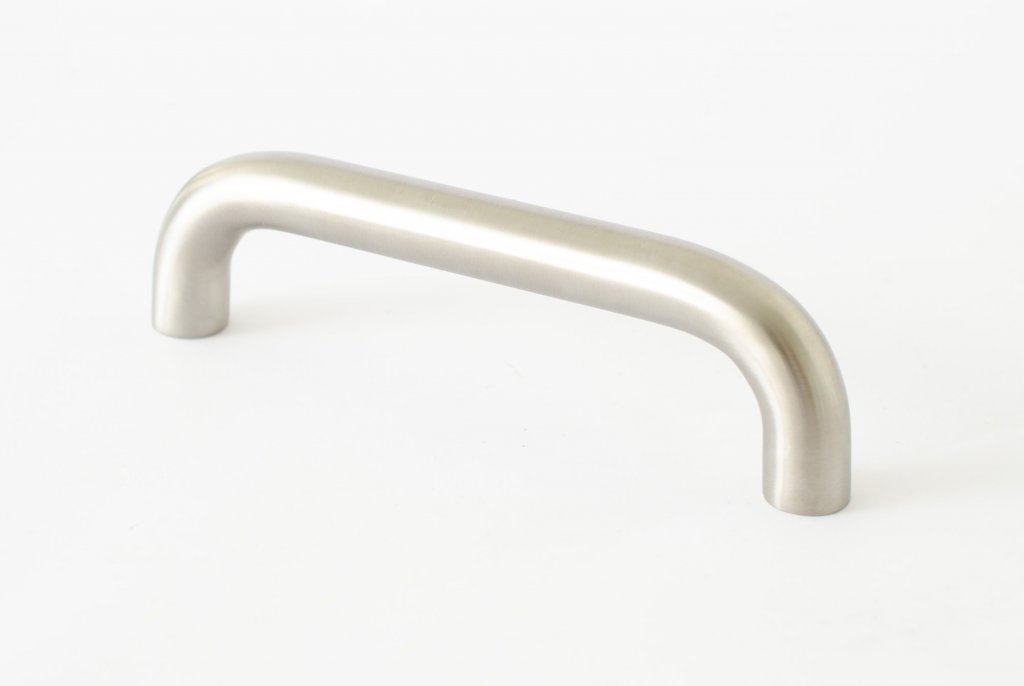 Poignée de meuble longue Grip 143, acier inoxydable brossé
