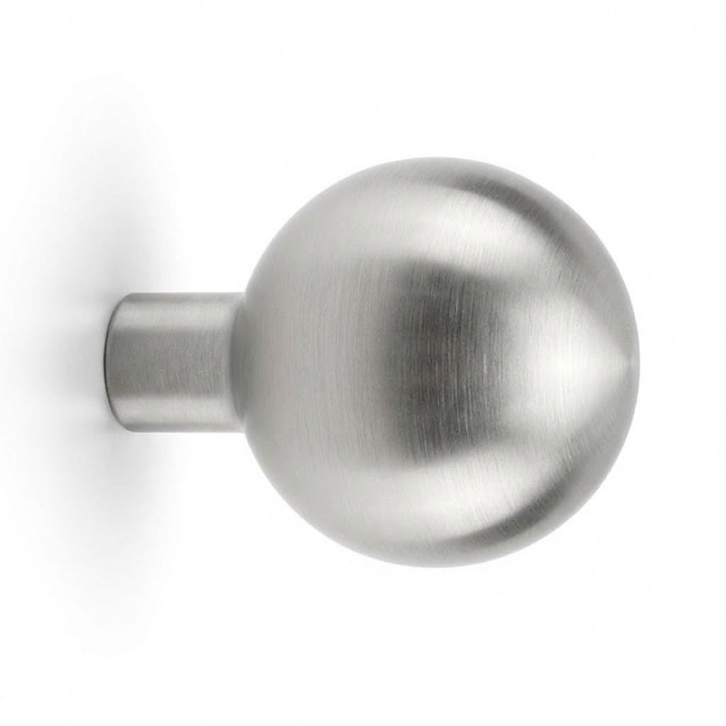 Marbelo L Cabide de parede Latão Níquel Escovado