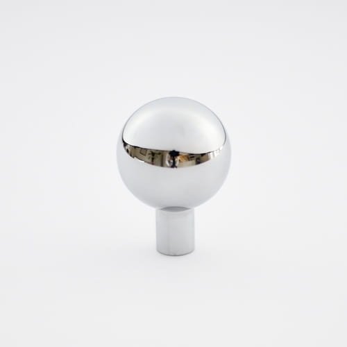 Puxador de móvel Bola 30 Latão Prata Cromado
