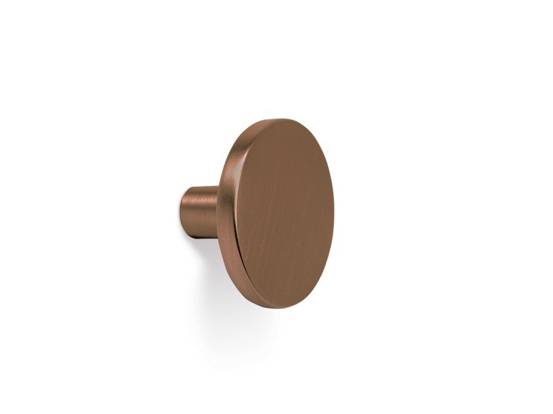 Bouton de meuble en métal Como 26, brun brossé